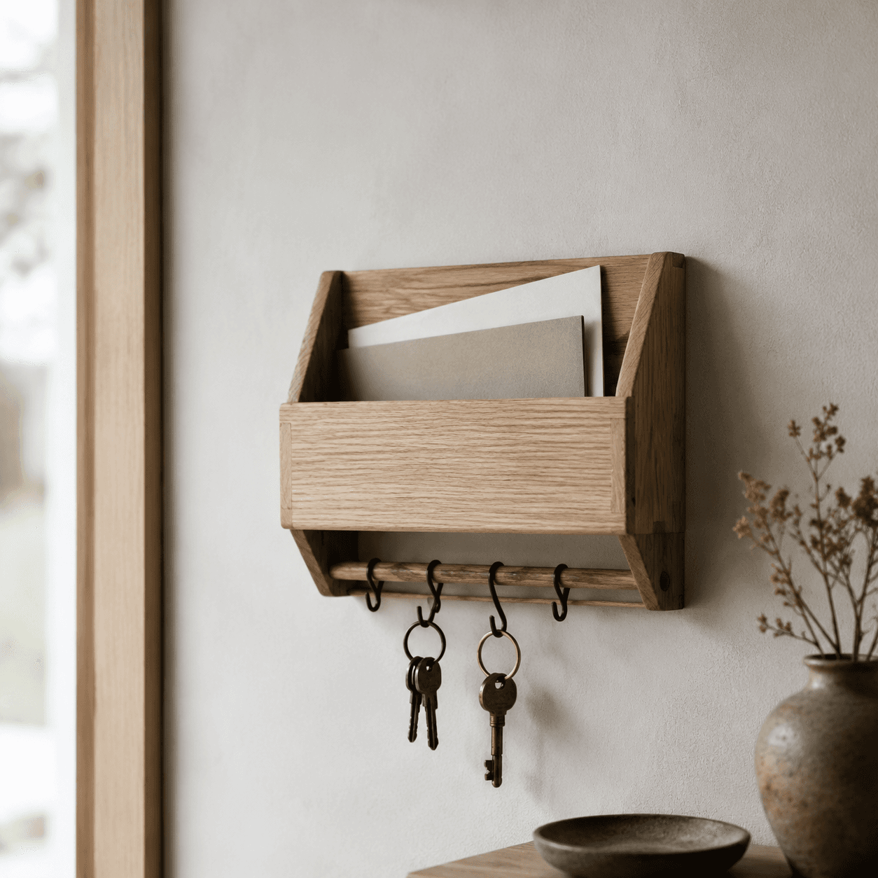 Key & Mail Wall Organizer