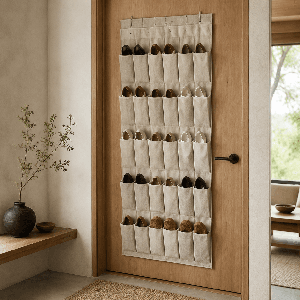 Over-Door Shoe Organizer