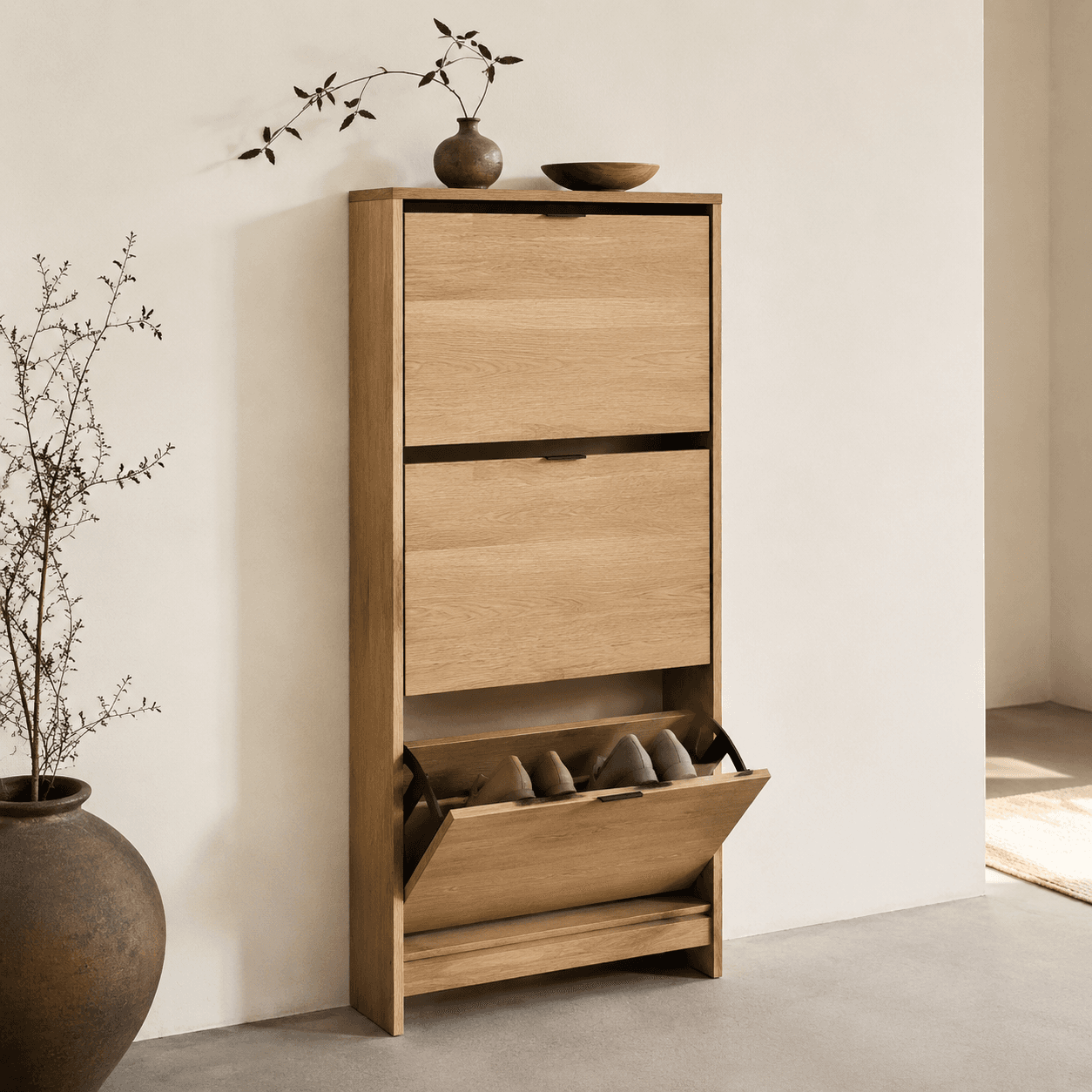 Slim Shoe Cabinet
