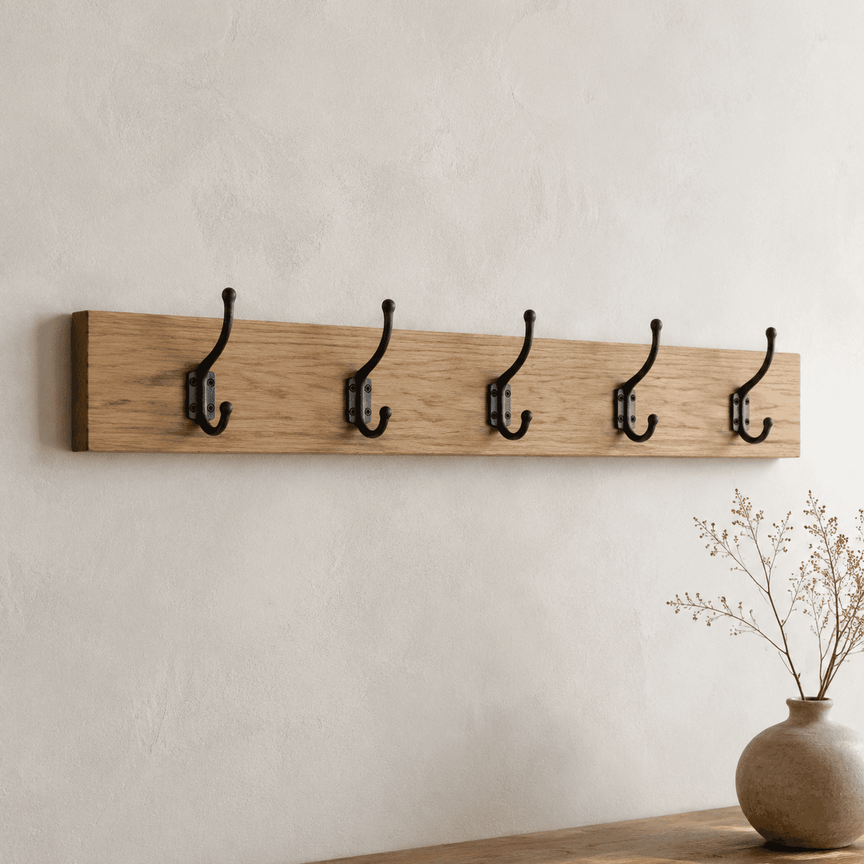 Wall Coat Hook Rail